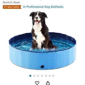 Heavy Duty Foldable Dog Pet Bath Pool Tub, Collapsible. Size S. New In The Box!
